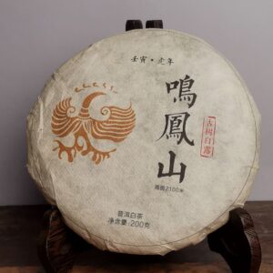 Ming Feng Shan Old Tree White Tea 2022. (Gu Shu Bai Lu) cake 200g